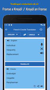 Traduction Creole Anglais APK