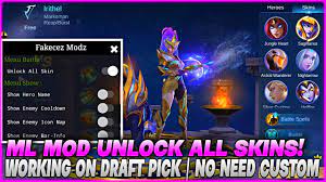 MLBB Unlock All Skin Mod Apk