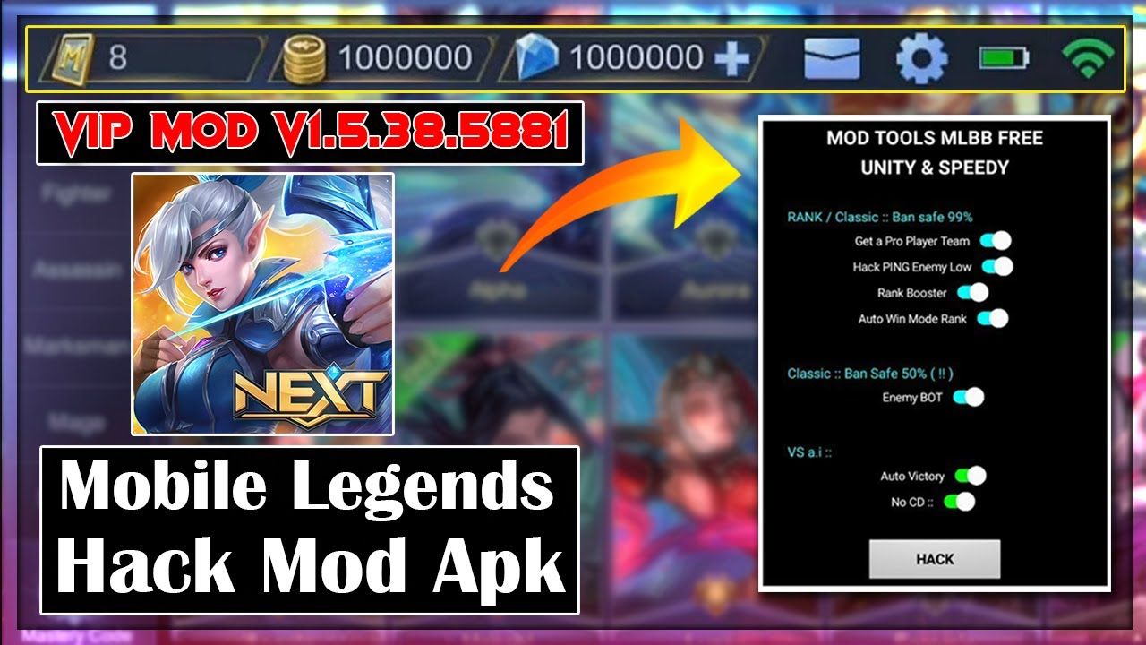 MLBB Unlock All Skin Mod APK Download latest v1.6.36.6932 for Android