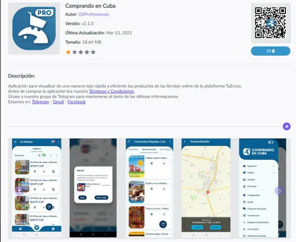 Comprando en Cuba APK